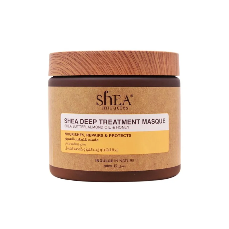 Shea Miracles Shea Deep Treatment Masque With Shea Butter, Almond Oil And Honey 500 g