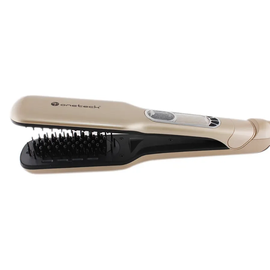 Oneteck Steam Hair Straightener Brush 1 pcs