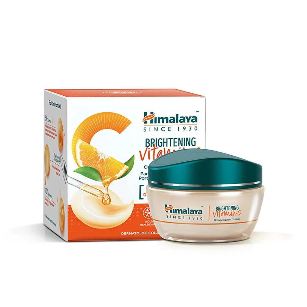 Himalaya Brightening Brightening Vitamin C Orange Extract Serum Cream 50 ml