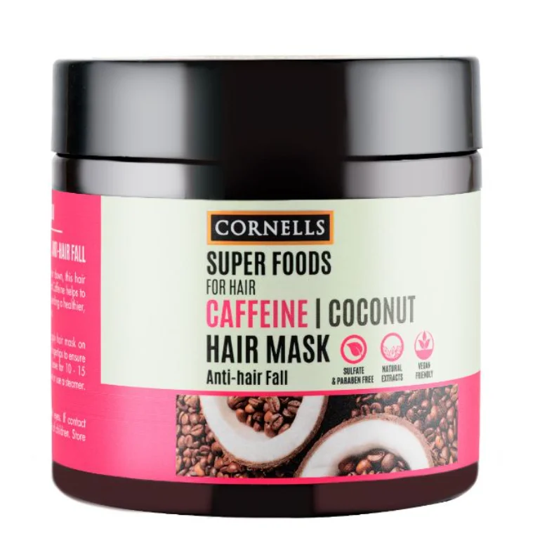 Caffeine and Coconut Oil Hair Mask by Garden Olian 475 ml