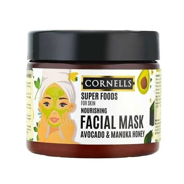 Renewing Face Mask with Avocado Extract and Manuka Honey - Cornells