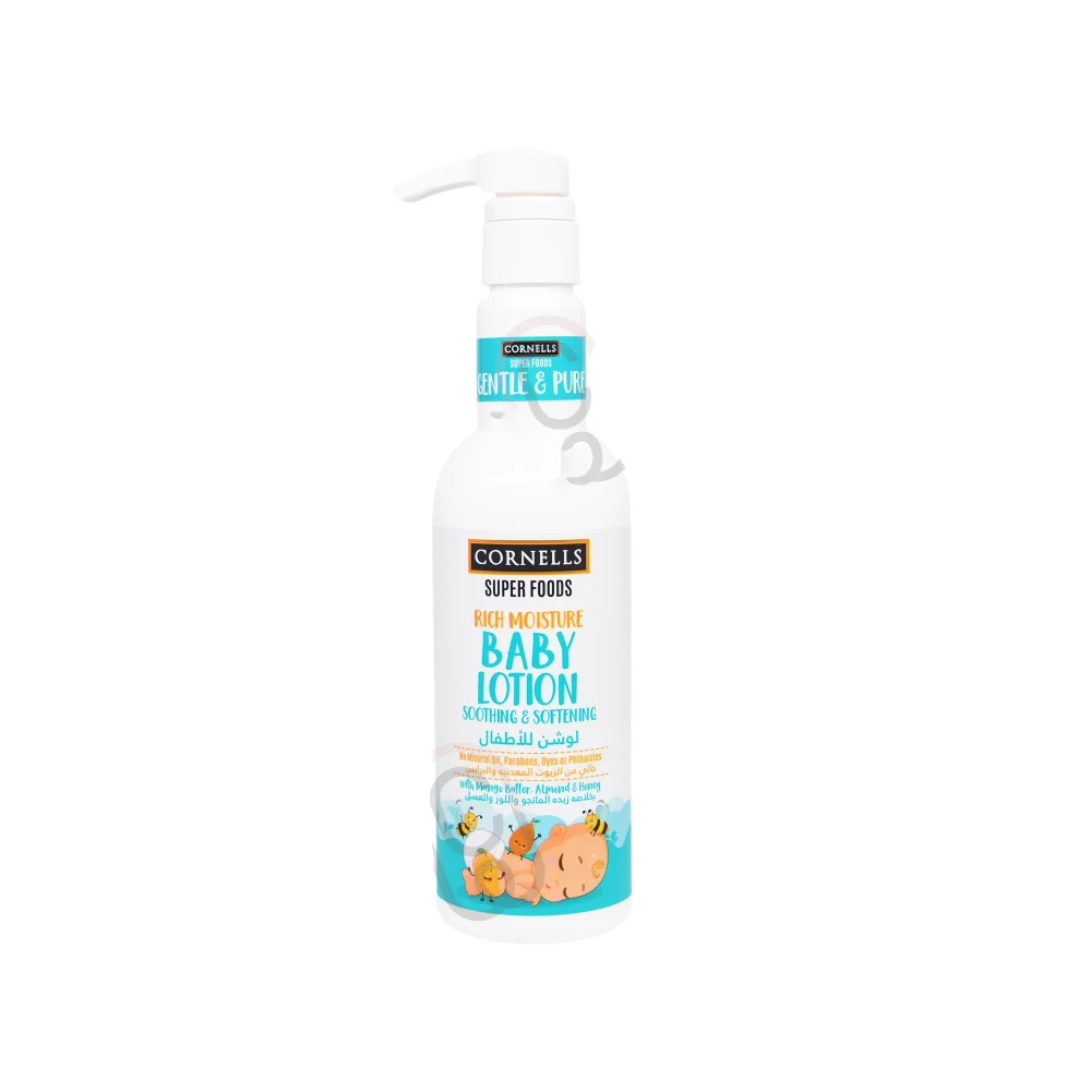 Cornell's Superfood Moisturizing Lotion for Children with Mango Butter, Almond, and Honey 500 ml