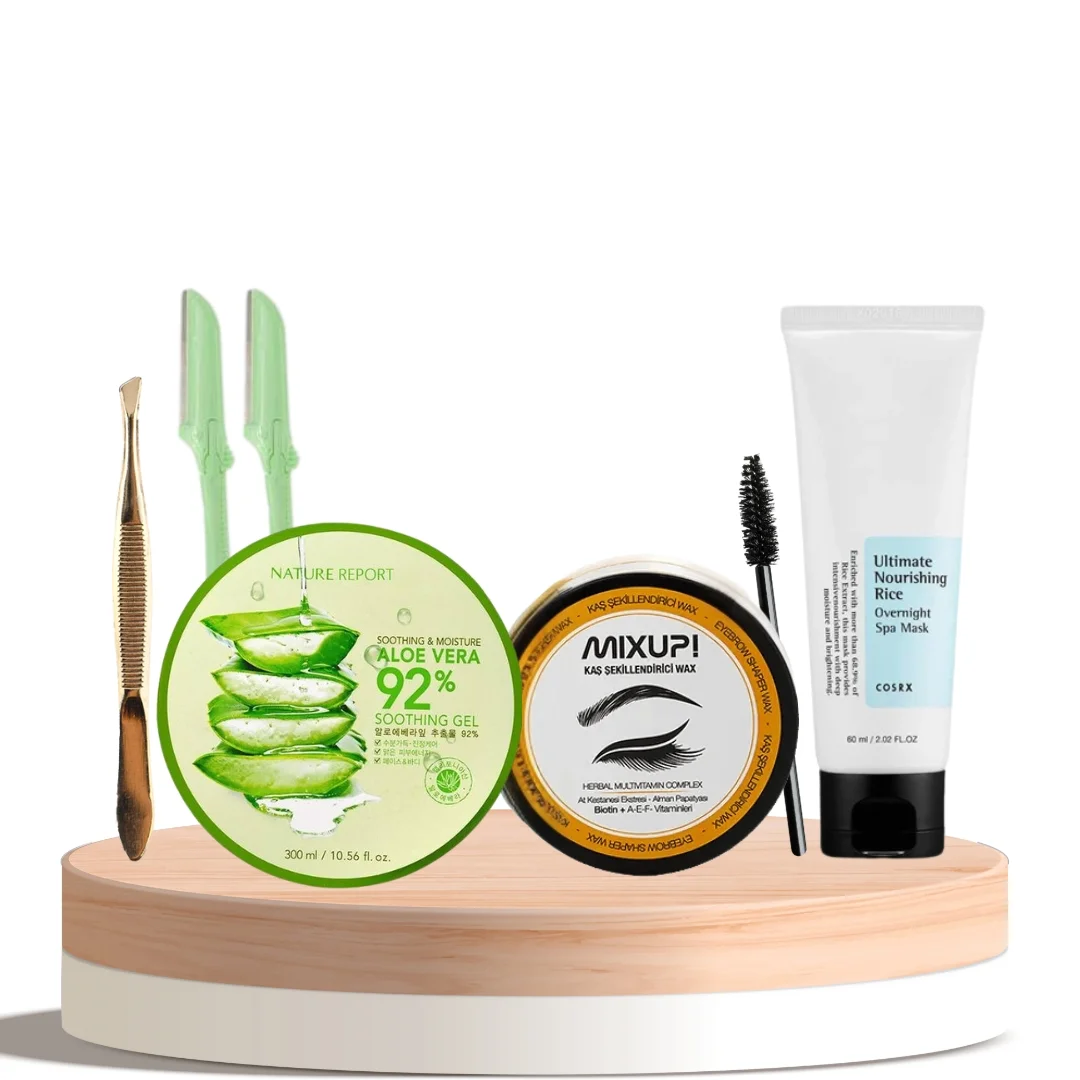 Face and Eyebrow Care and Grooming Box - 4 Products