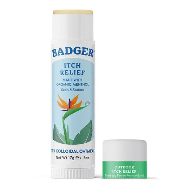 Badger Itch Relief Stick - Natural Soothing Formula 17g