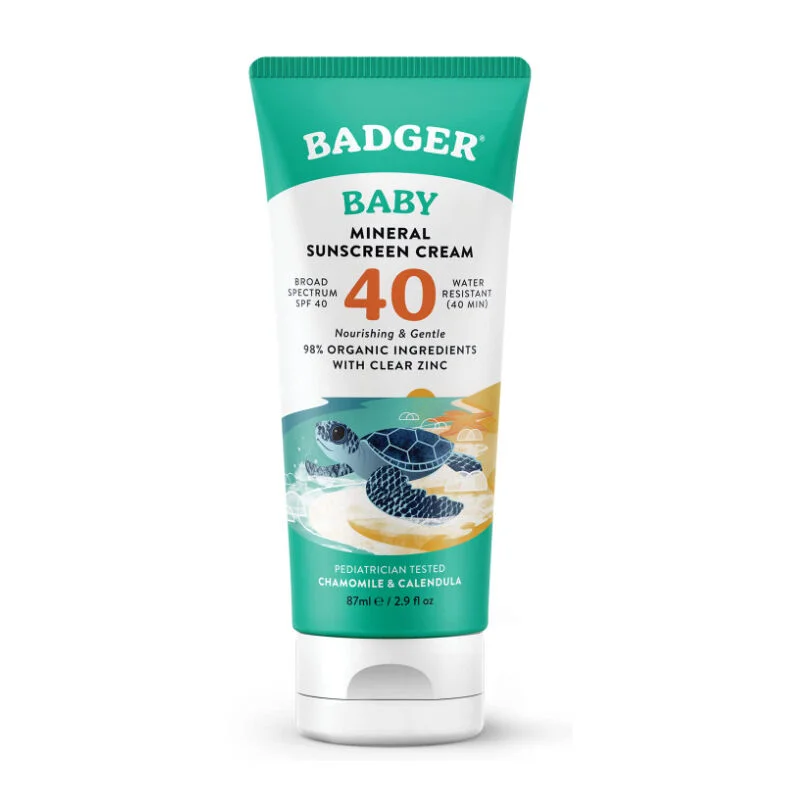 Badger Clear Baby Sun Cream Spf 40 87 ml