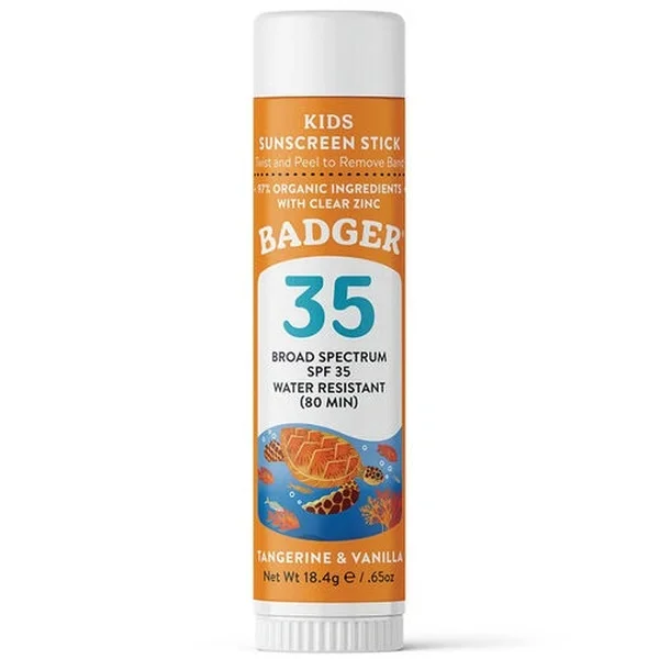 Badger Clear Zinc Children's Sunscreen Stick Spf 35 18.4 gr