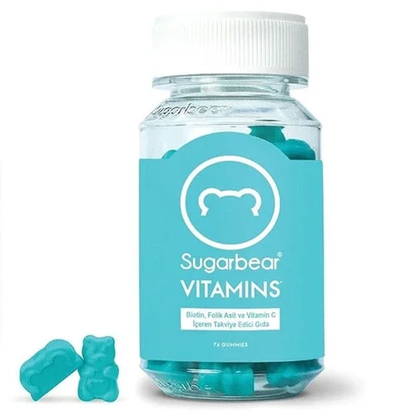 Sugarbear Vitamins Hair Vitamin 74 gummies
