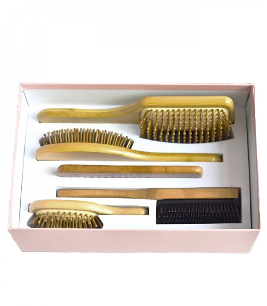 Natural Ingredient Hair Brush Set by Perskin