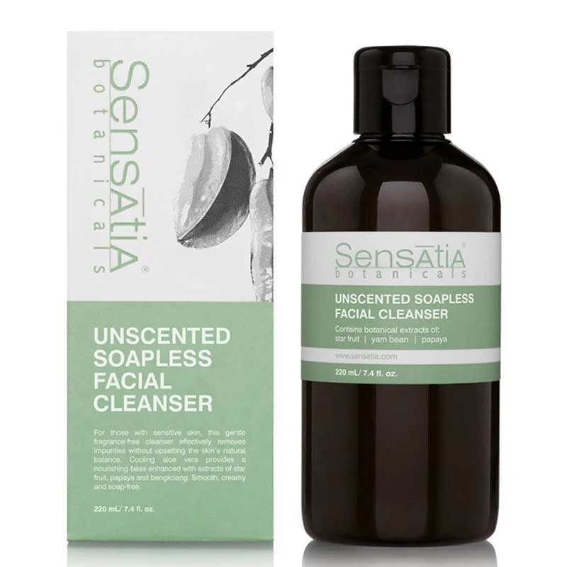 Sensatia Botanicals Unscented Sensitive Skin Facial Cleanser 220 ml