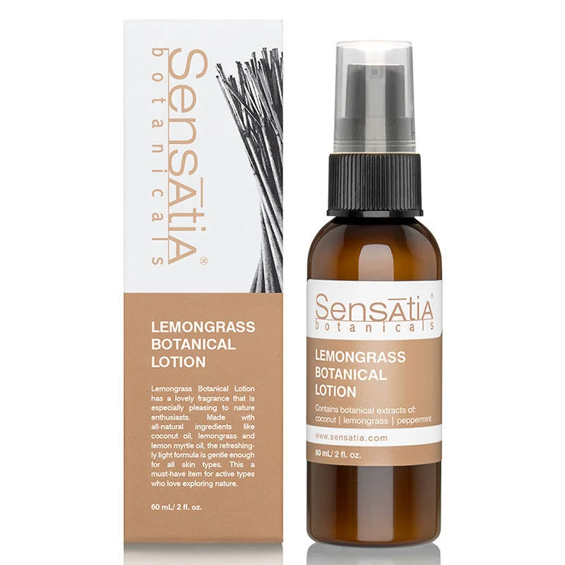 Sensatia Botanicals لوشن مرطب للجسم بخلاصة عشبة الليمون من سينساتيا بوتانيكالز، 60 مل