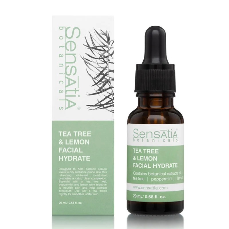 Sensatia Botanicals Teebaum Zitrone Feuchtigkeitscreme 20ml
