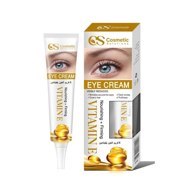 Eye Cream with Vitamin E to Reduce Fine Lines and Wrinkles by Cosmetic Solutions 35g
