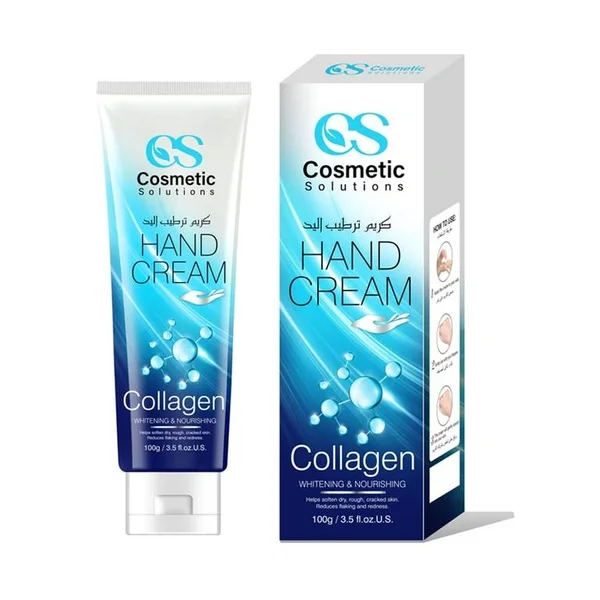 Collagen Hand Cream for Skin Cell Renewal by Cosmetic Solution 100g