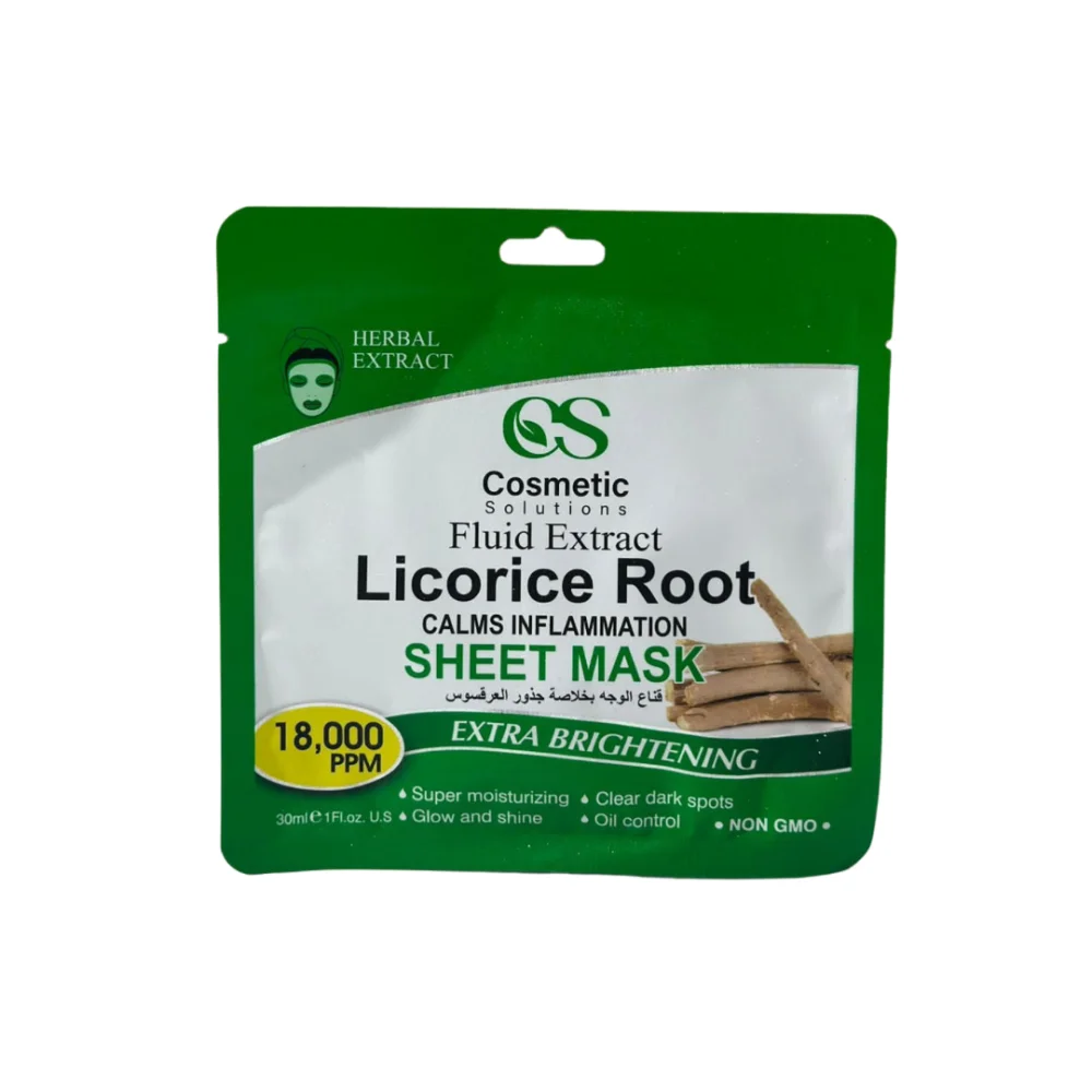Moisturizing Skin Mask with Licorice Root Extract - from Cosmetic Solution