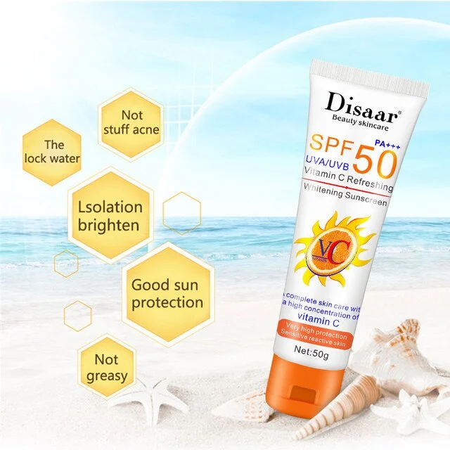 Desar Sonnencreme LSF 50 und Hautaufhellung mit Vitamin C, 50g