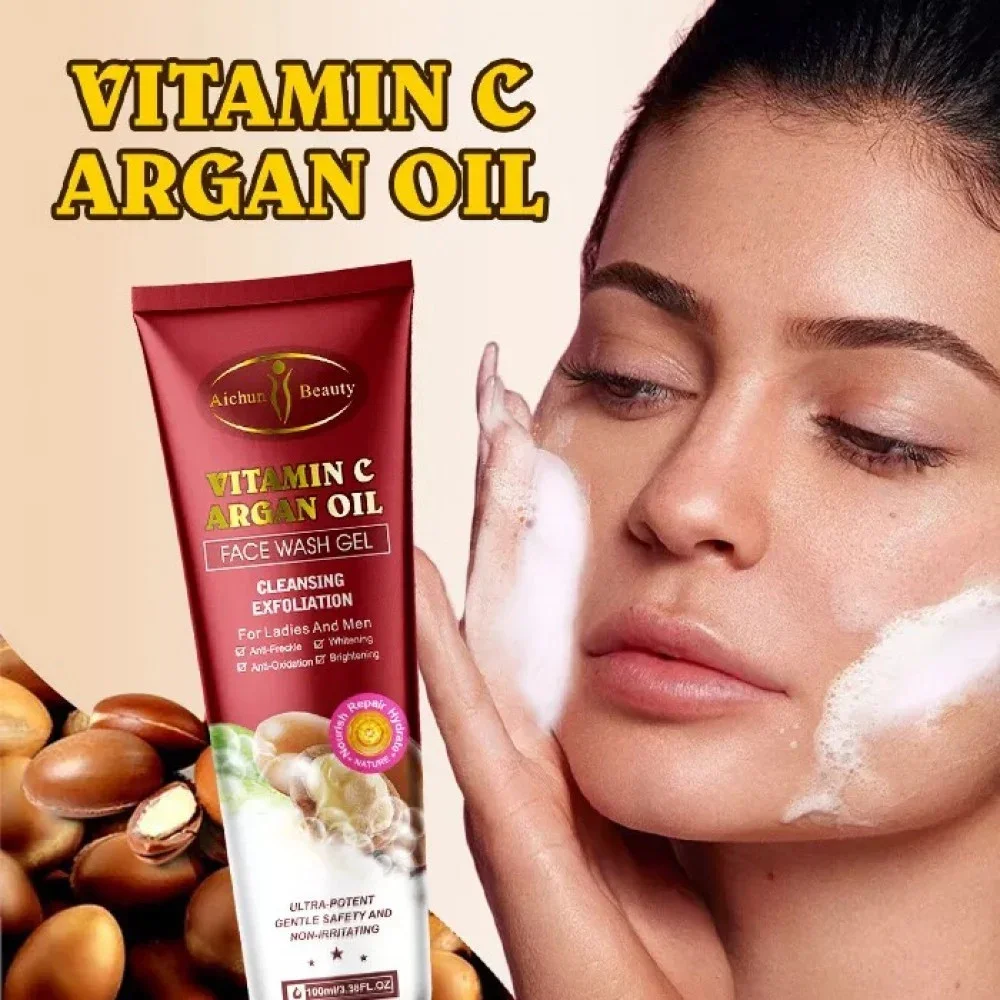 Argan and Vitamin C Face Wash by Itchen Beauty 100ml