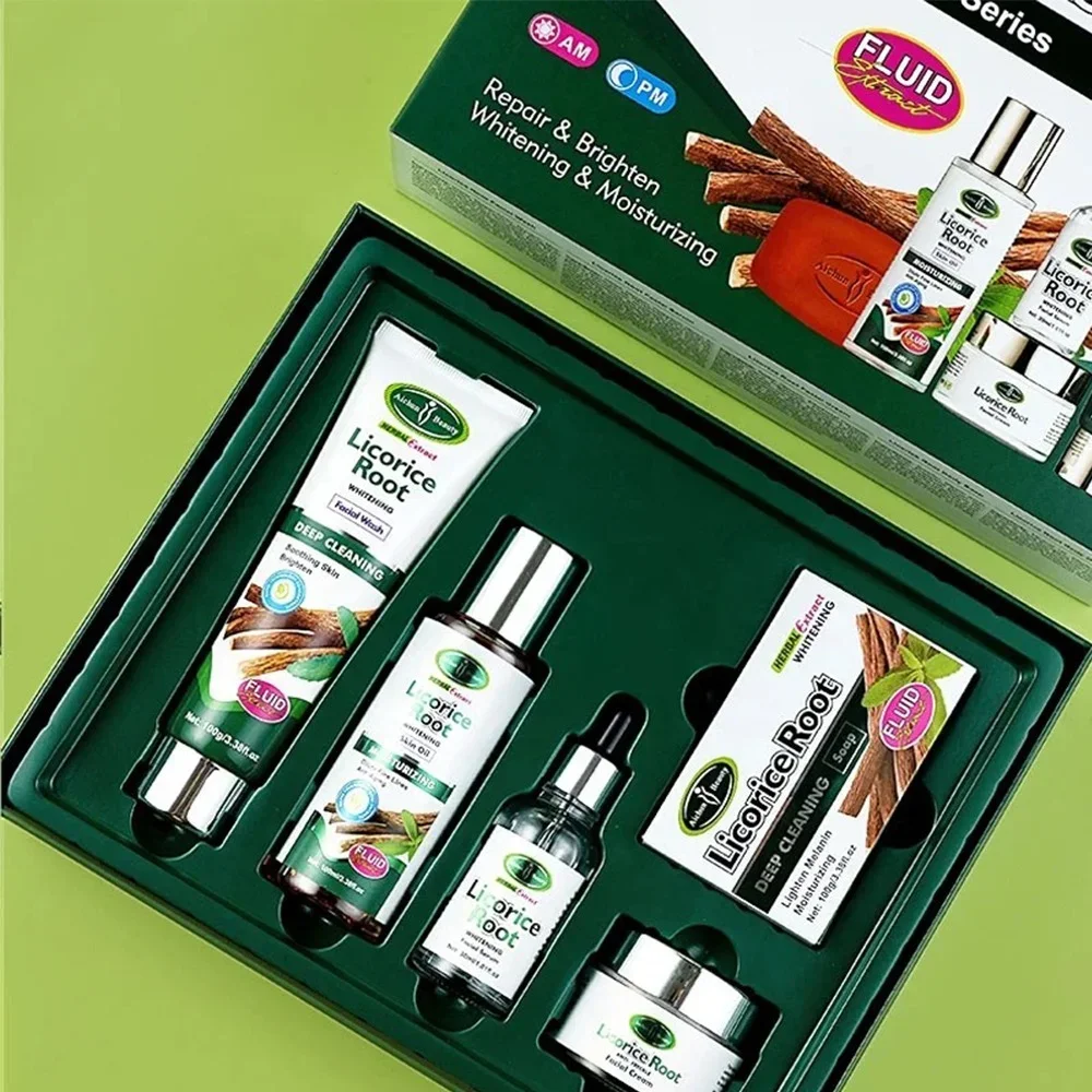 Licorice Skin Care Set CS - Five Cosmetic Products
