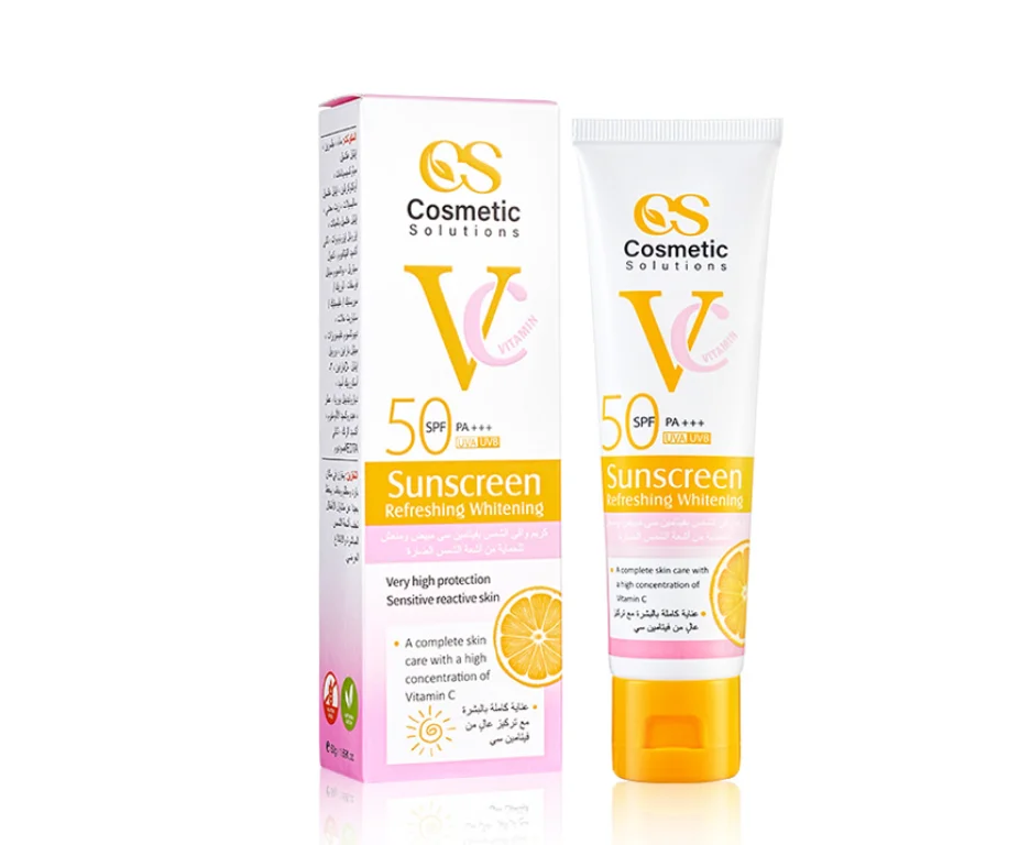 Cosmetic Solution Vitamin C Sunscreen Cream (SPF-50+++) 50g
