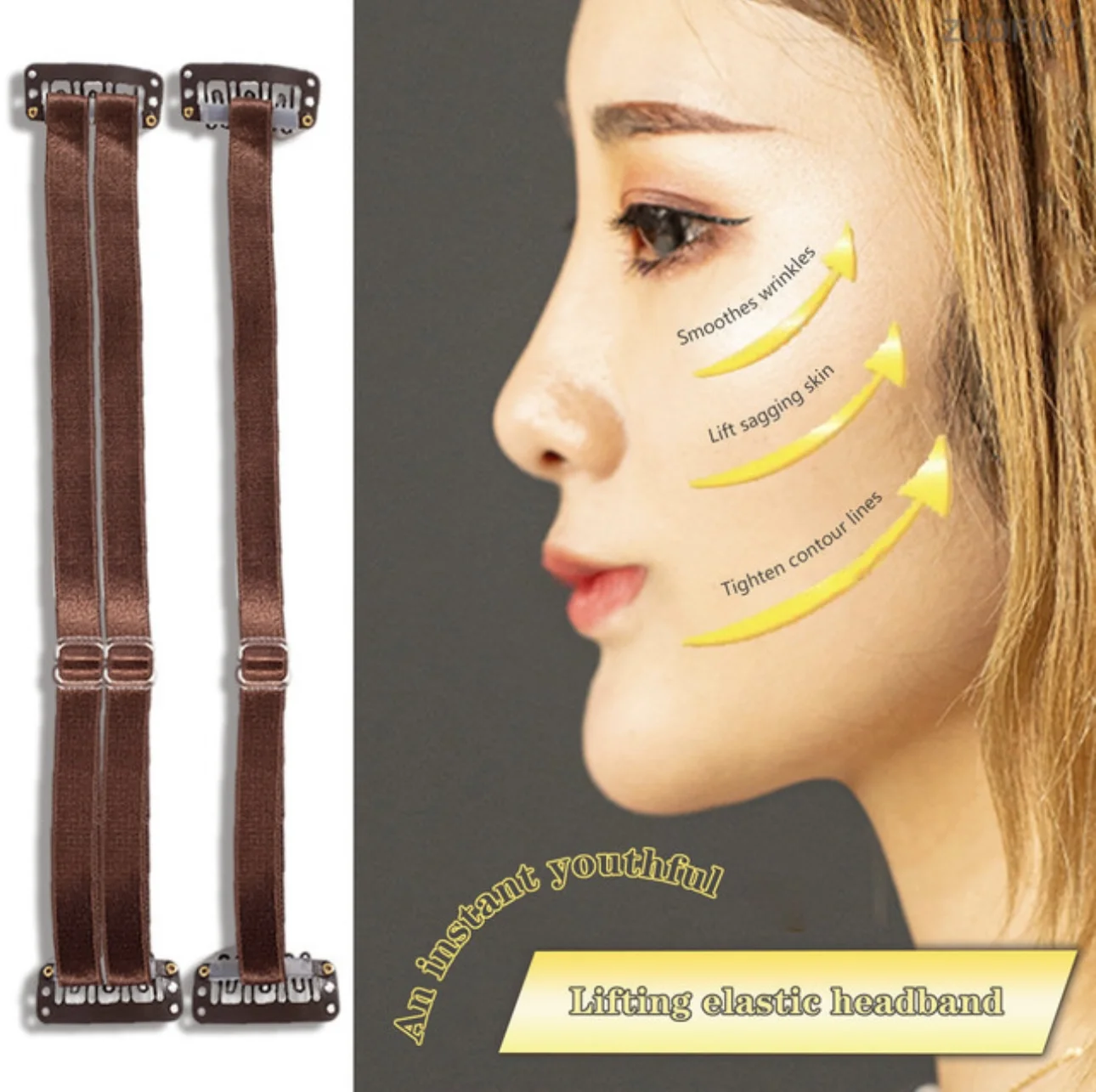 Instant Face and Eye Lift Tape and Invisible Hair Pin