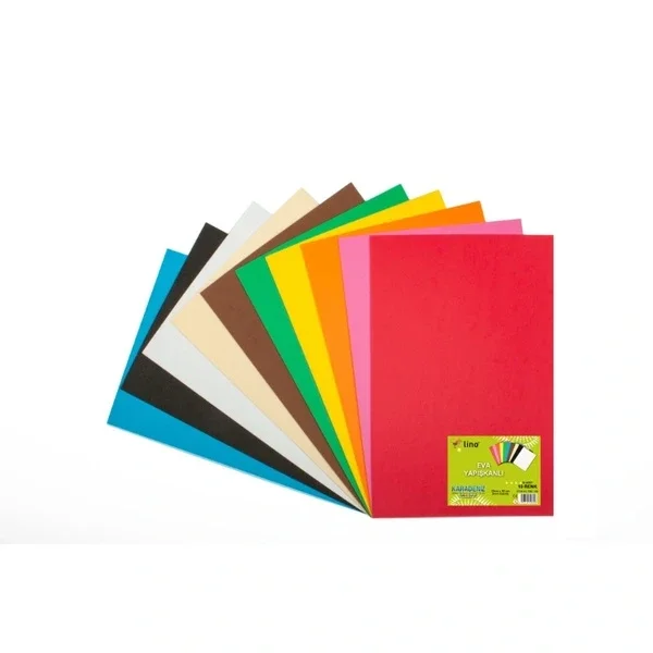 Lino Eva 20 x 30 cm 10 colors 2 mm Adhesive 10-pack