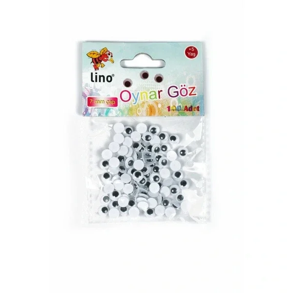Lino Moving Eye 7 mm 100 pcs