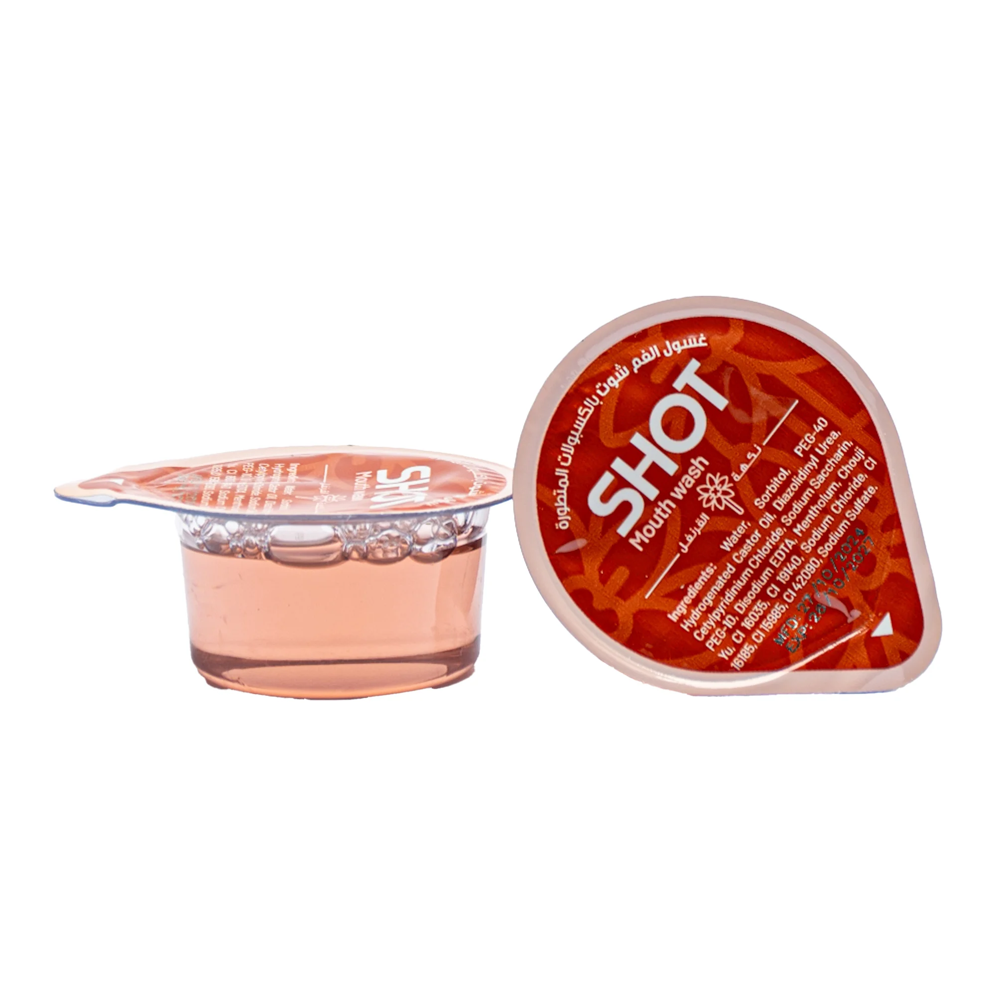 Shot Mouth Wash Clove Flavor 20 pcs 15 ml