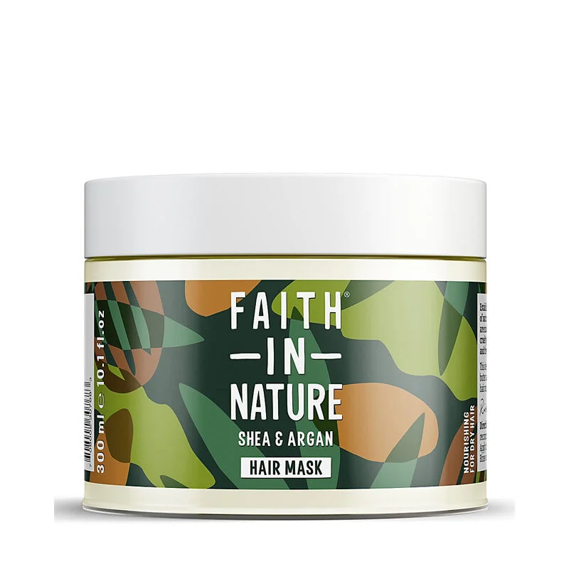 قناع الشعر المغذي بالشيا والأركان 300 مل من فايث إن ناتشر Faith In Nature
