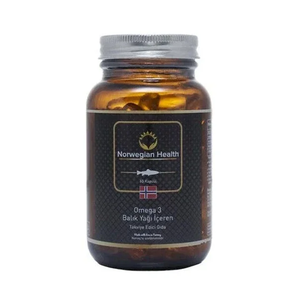 Norwegian Health Omega 3 fish Oil Supplement 60 capsules