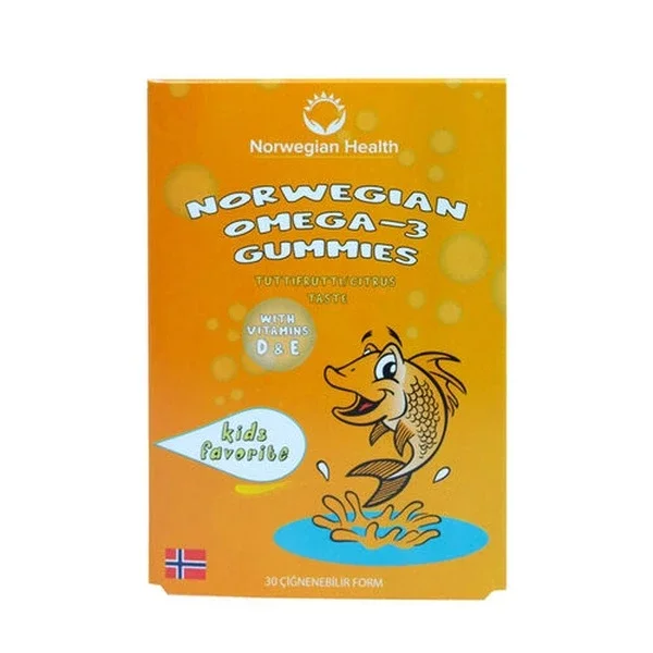Norwegian Health Omega 3 gummies Food Supplement 30 gel Form