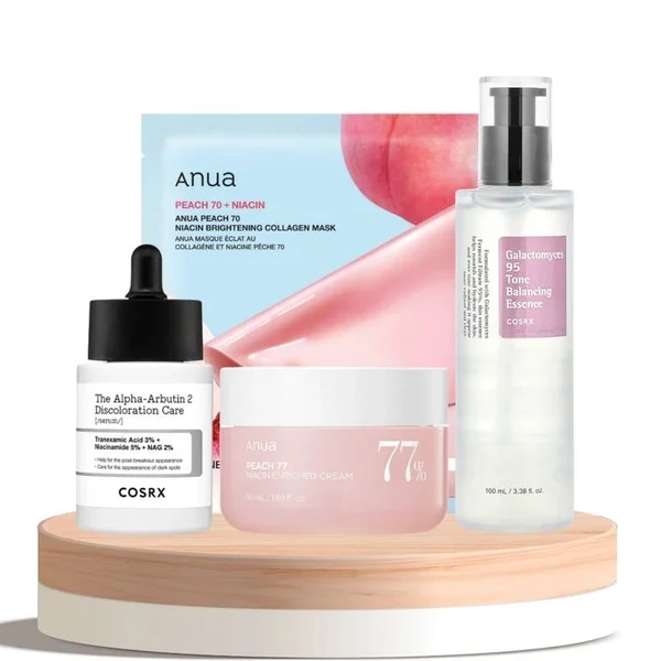 Korean Skin Brightening Course Box Offer - 4 Products
