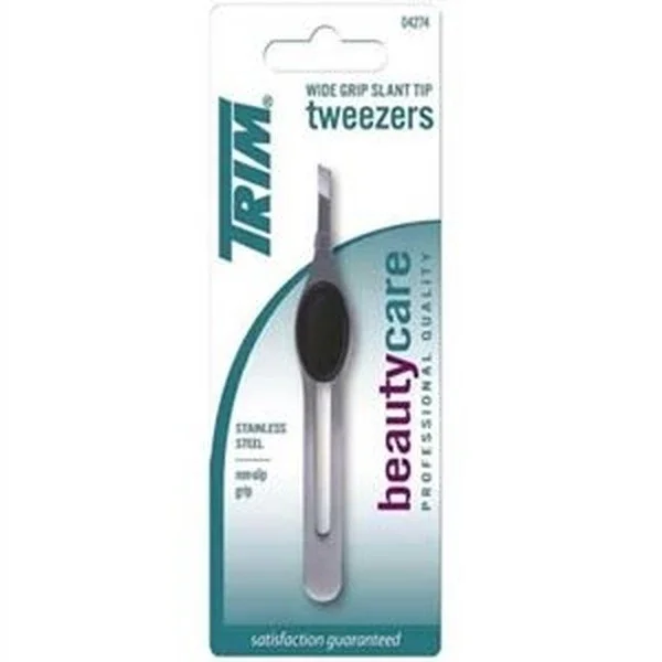Trim Pro Stainless Steel Tweezers - Precision Grip & Anti-Slip