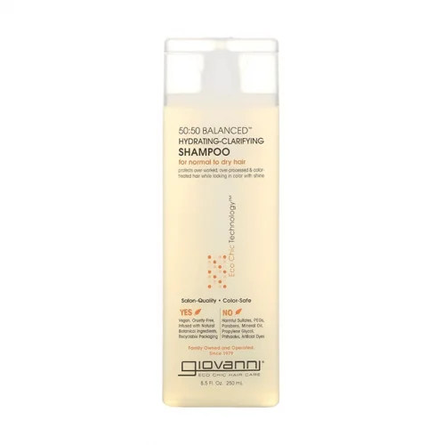 Giovanni 50:50 Moisturizing and Clarifying Shampoo - 250 ml