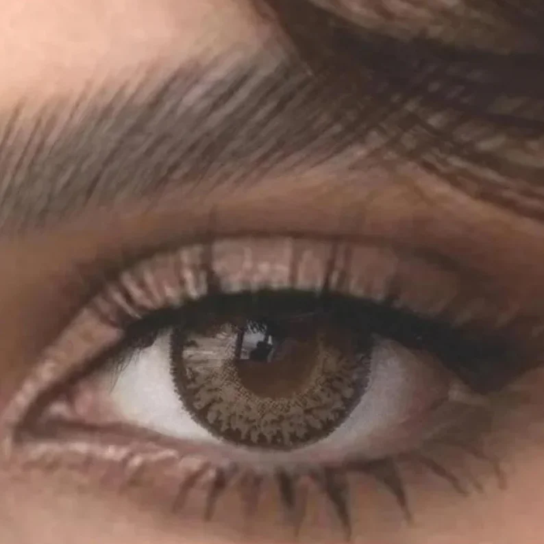 Amara Colored Contact Lenses - Barbie Brown