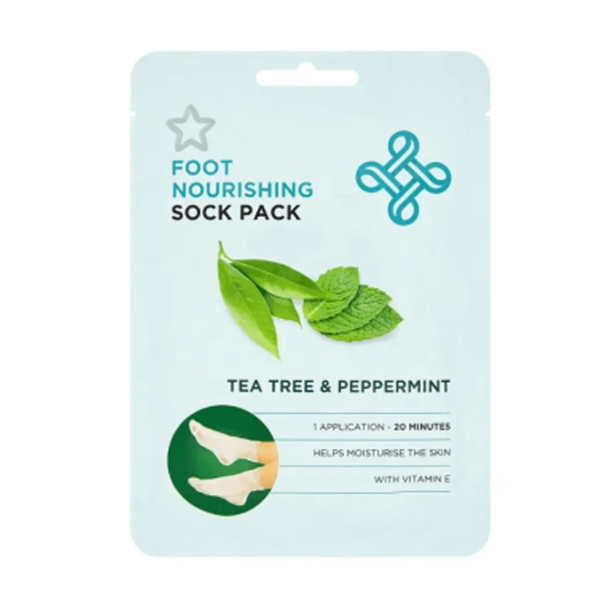 Superdrug Nourishing Tea Tree & Peppermint Foot Mask