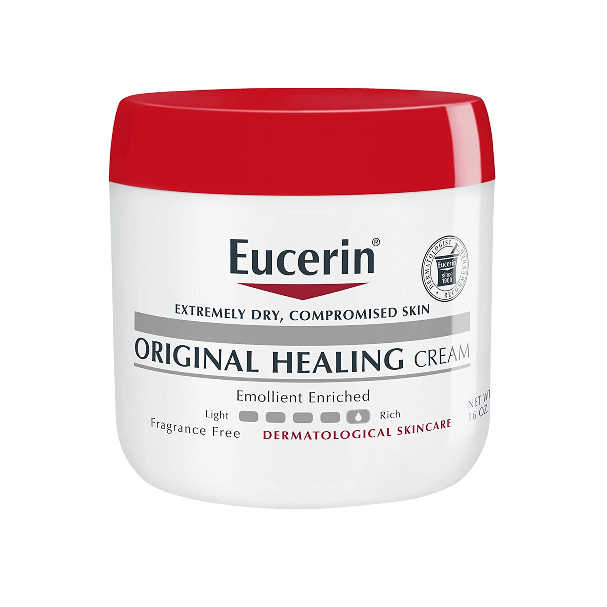 Eucerin Original Cream for Extremely Dry and Sensitive Skin, Fragrance-Free, 454 grams
