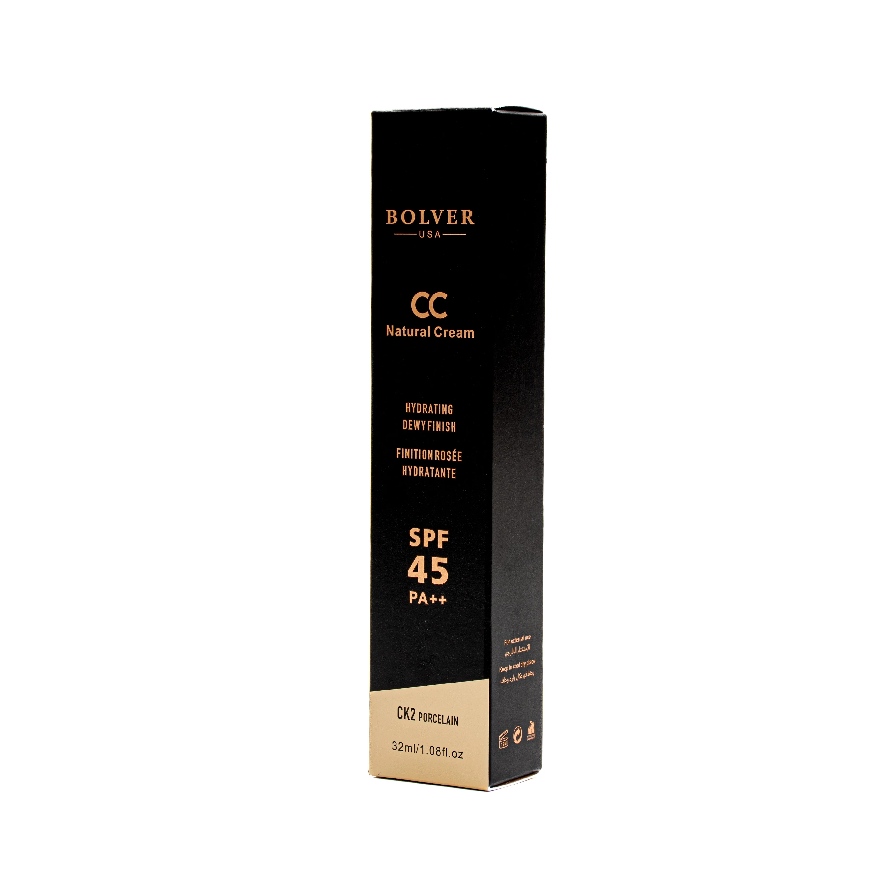 Color CC Cream with SPF 45 by Polvere 32ml CK2