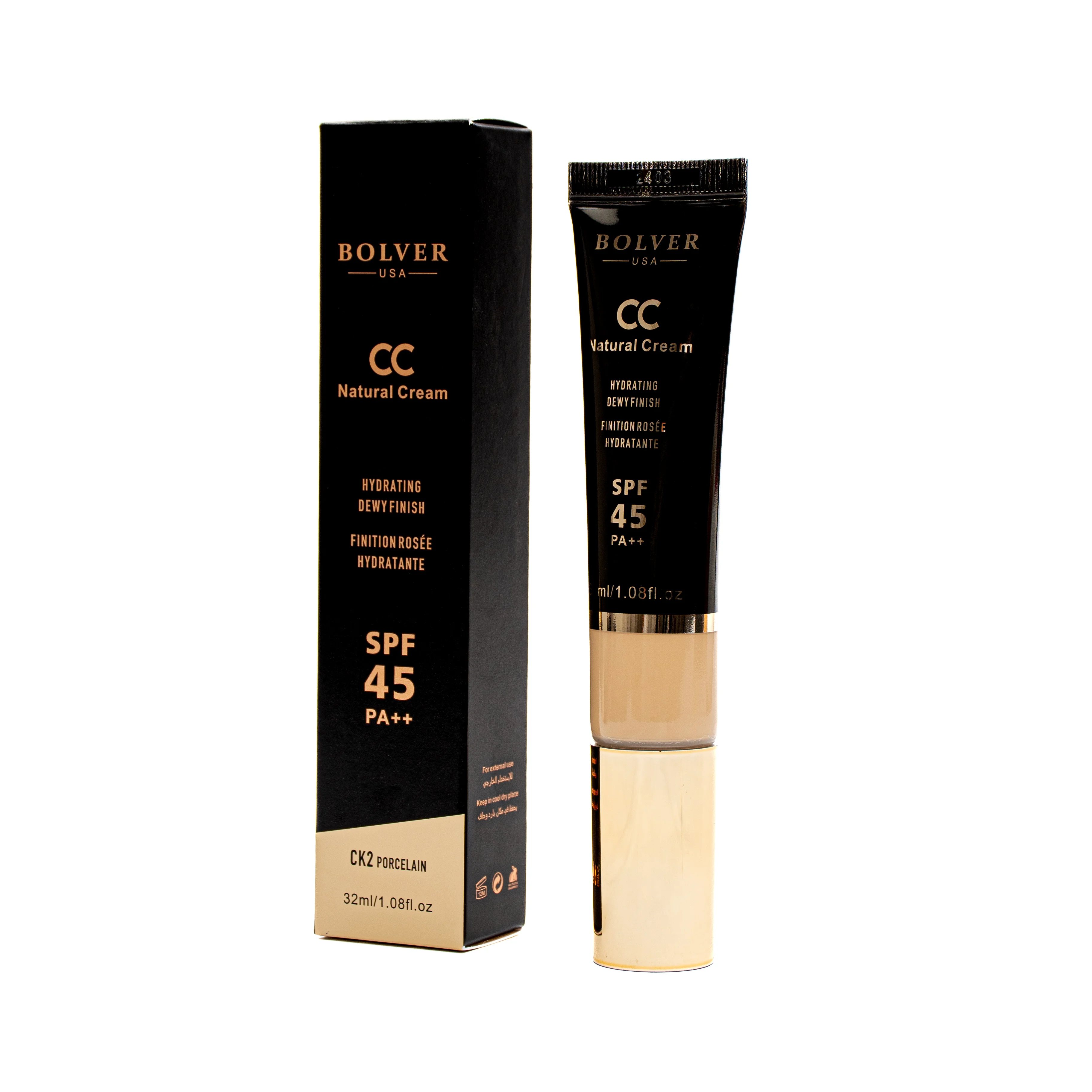 Color CC Cream with SPF 45 by Polvere 32ml CK2