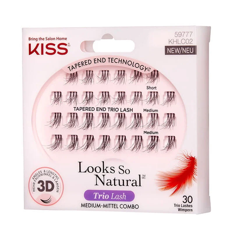 Накладные ресницы Kiss Looks So Natural Trio Lavishs 59777