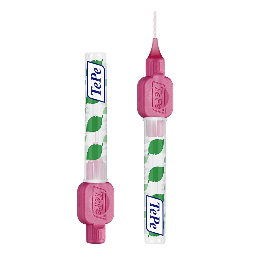 Tepe Interdentalbürste 0,4 mm Pink - 8er Pack für effektive Reinigung