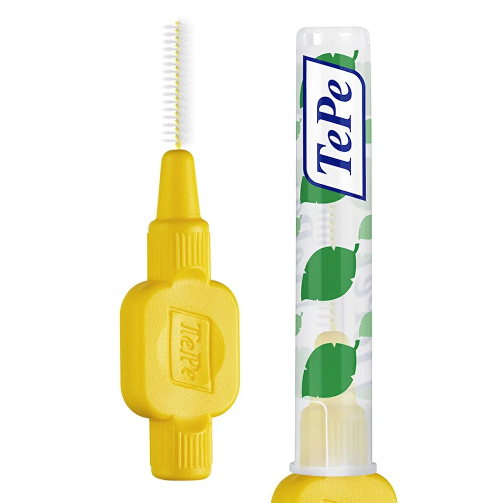 Tepe Interface Brush 0.7 mm Yellow 8 pcs