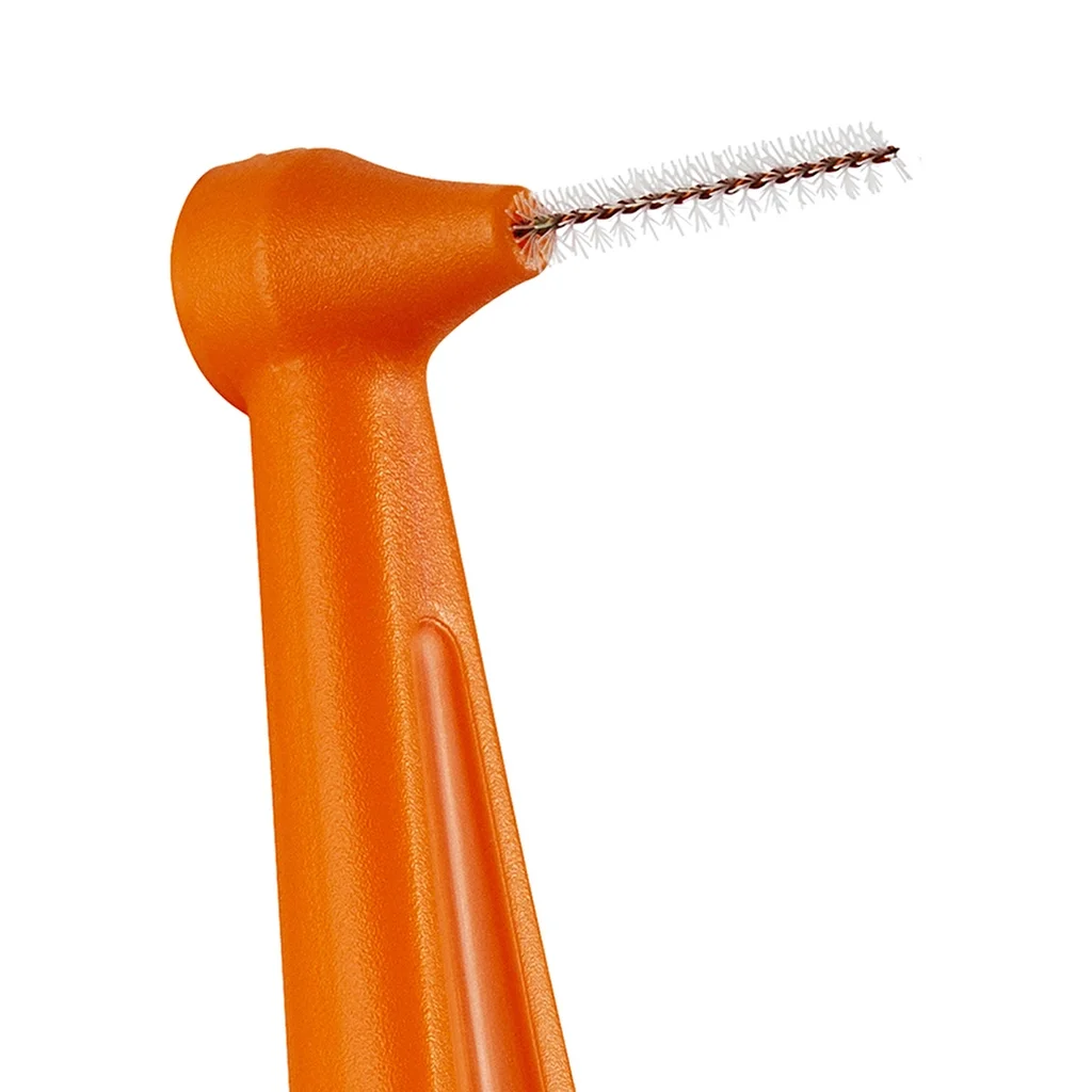 Tepe Interdental Brush Angle Handle 0.45 mm Orange 6 pcs