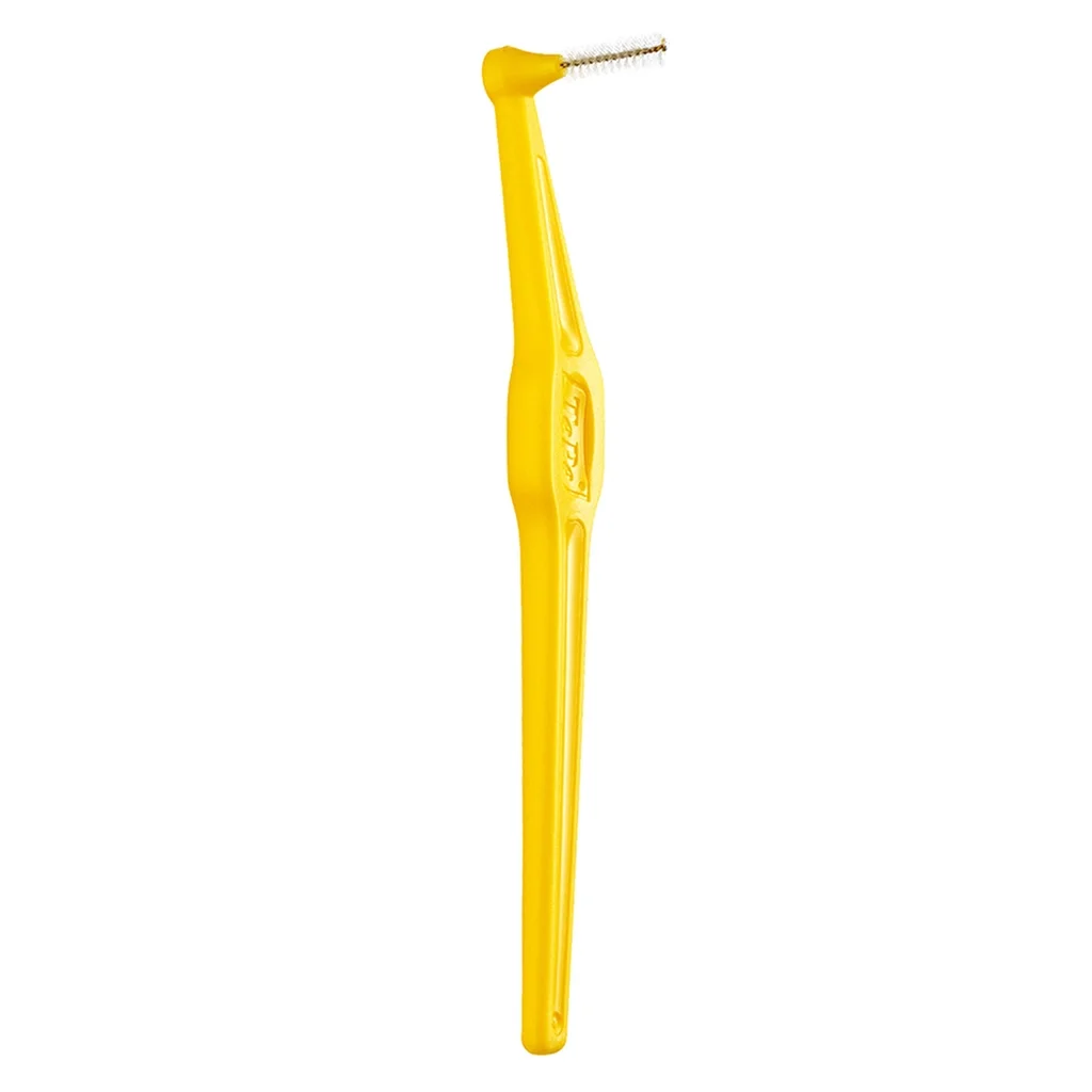 Tepe Angle Handled Interdental Brush 0.7 mm Yellow 6-pack