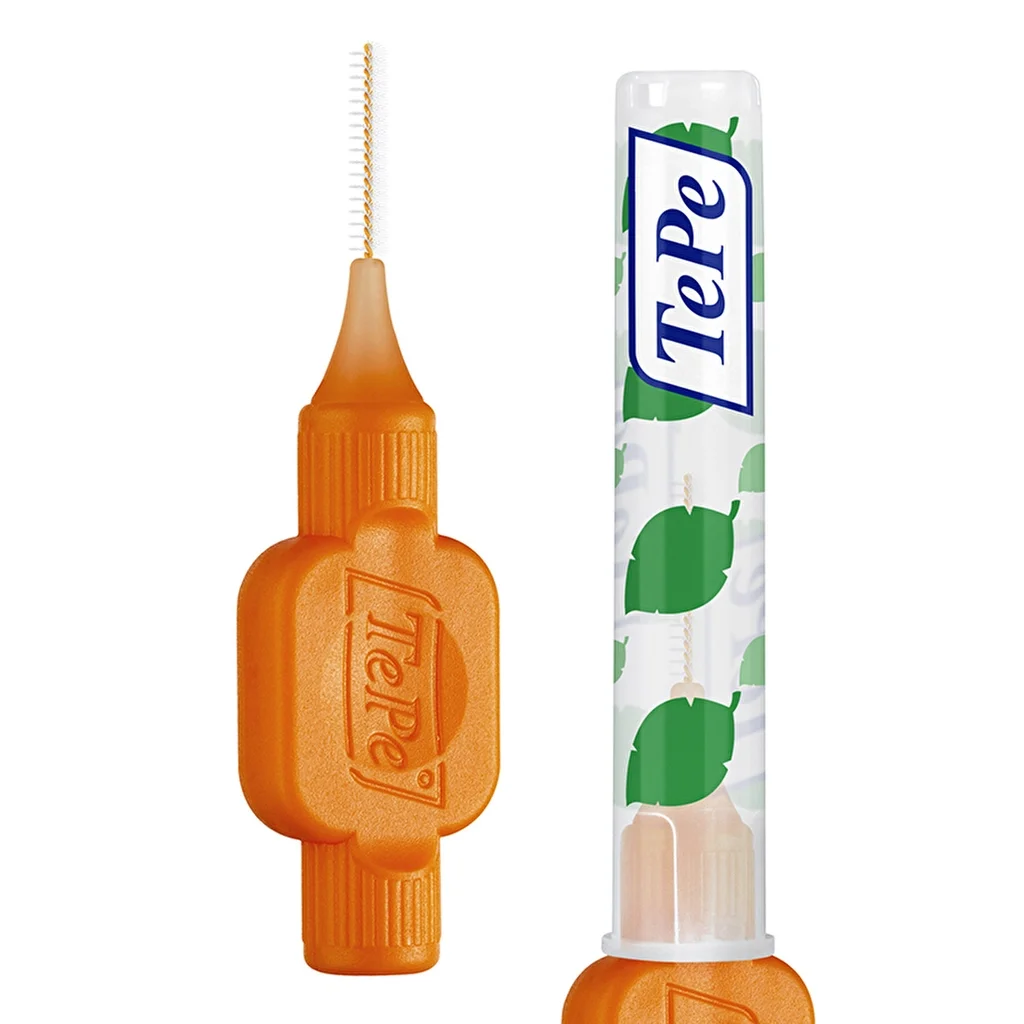 Tepe Interface Brush Blister 0.45 mm Orange 6 pcs
