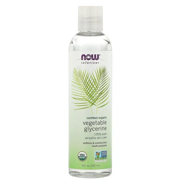 Organic Vegetable Glycerin Oil by Now 118 ml