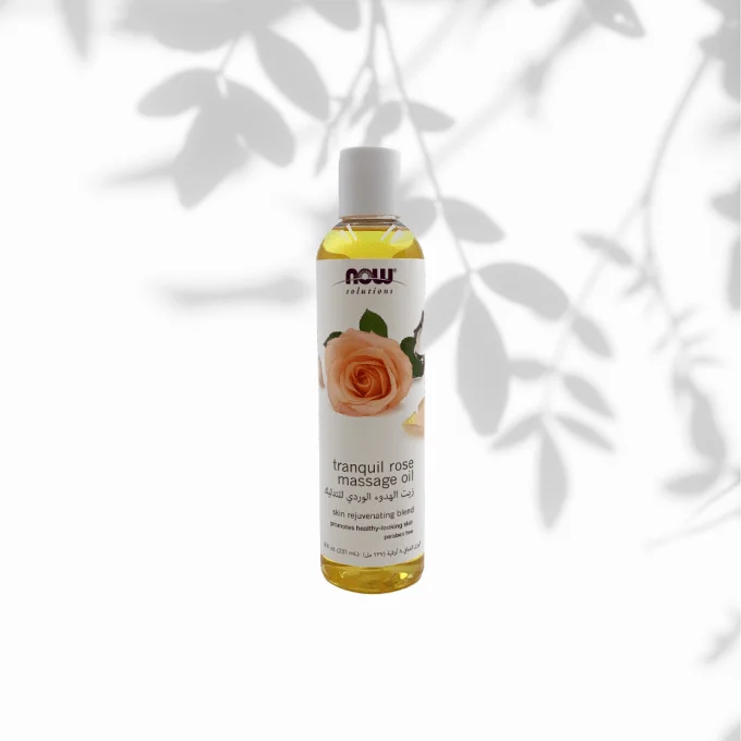 Tranquil Rose Massage Oil, by Now 237 ml