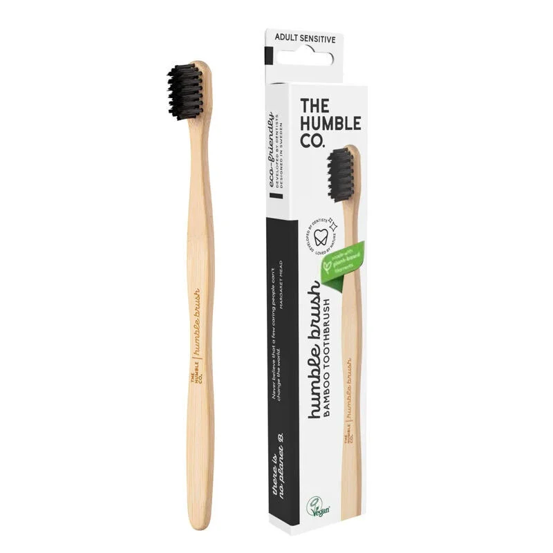 The Humble Co. Bamboo Toothbrush Medium Hard Black