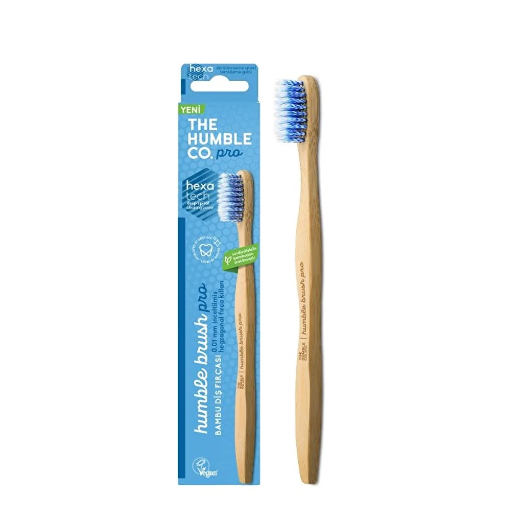 Humble Brush فرشاة أسنان هامبل براش برو إنتر دينتال الحساسة أزرق
