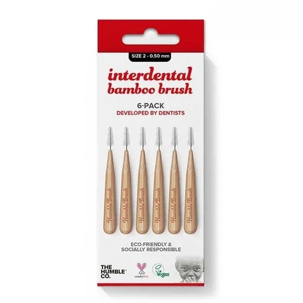 The Humble Co Interdental Bamboo Brush Size 2 - 0.50mm