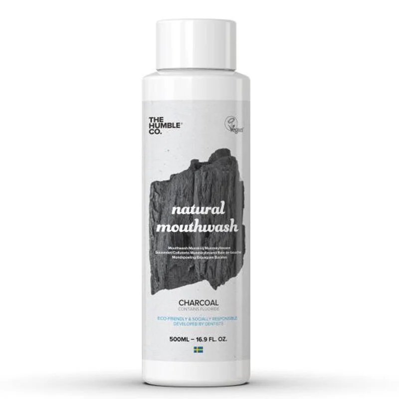 The Humble Co Mouthwash - Charcoal 500 ml