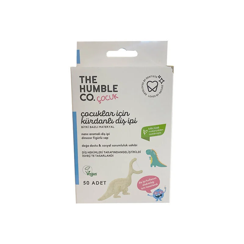 The Humble Co Dental Floss For Kids 50 pcs